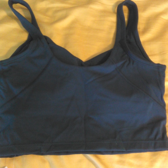 BNWT SPORTS VEST/ TOP LADIES SZ. 4 DARK BLUE BY NEW ATTITUDE  STRETCHY - Picture 5 of 6